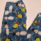 Lularoe Frankenstein Leggings One Size Regular Halloween Spooky Soft