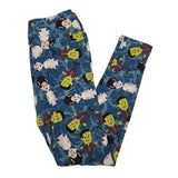 Lularoe Frankenstein Leggings One Size Regular Halloween Spooky Soft