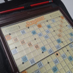 Scrabble Folio Travel Game 2001 Vintage Zipper Car Ride Pencil No Score Sheet