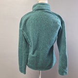 Patagonia Quarter Zip Pullover Womens M Sweatshirt Gorp Core Teal Blue Fleece