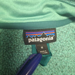 Patagonia Quarter Zip Pullover Womens M Sweatshirt Gorp Core Teal Blue Fleece