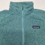 Patagonia Quarter Zip Pullover Womens M Sweatshirt Gorp Core Teal Blue Fleece