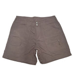 World Wide Sportsman Shorts Fishing Lightweight Summer Womens 10 Brown Pockets