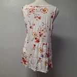 Maurices Tank Top Prairie Floral Sleeveless Womens Large with Tags Ruffle Button