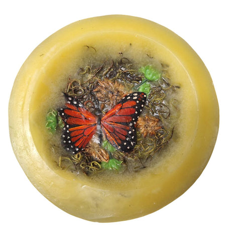 Habersham Candle Co Butterfly Floral Wax Fragrant Garden Flameless 7 Inch USA