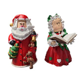 Mrs Santa Claus Christmas Statue Set Holiday Decor Vintage Kirklands Noel