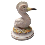 Hoffman Egret Decanter Bird Vintage Small Empty 6 Inch Tall 1999 Kyntucky Bottle