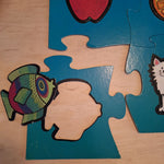 Inlay Puzzle Complete Large Preschool Home Learning Vintage Canada Creative Kids