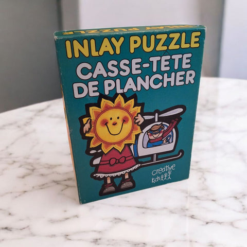 Inlay Puzzle Complete Large Preschool Home Learning Vintage Canada Creative Kids
