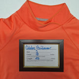 Cabelas Guidewear Lightweight Long Sleeve Shirt Salmon Orange Bright Women Small