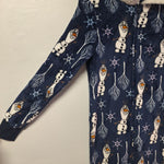 Disney Frozen II Olaf Pajama Sleepwear Hooded One Piece Fill Zip Adult XS