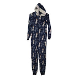 Disney Frozen II Olaf Pajama Sleepwear Hooded One Piece Fill Zip Adult XS