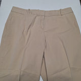 Talbots Petite Cropped Curvy Pants Capri Womens 10 P Spring Summer Khaki Bottoms