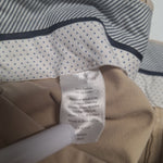 Talbots Petite Cropped Curvy Pants Capri Womens 10 P Spring Summer Khaki Bottoms