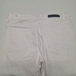 CJ Black Premium Jeans Zipper Distressed Rips Thrashed Punk White Mens 30 x 30