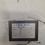 CJ Black Premium Jeans Zipper Distressed Rips Thrashed Punk White Mens 30 x 30