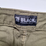 CJ Black Premium Jeans Zipper Skinny Flex Punk Green Mens 30 x 30 Rouched Rock