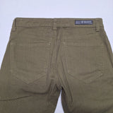 CJ Black Premium Jeans Zipper Skinny Flex Punk Green Mens 30 x 30 Rouched Rock