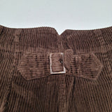BDG Urban Outfitters Corduroy Pants Brown Cargo Pockets Womens 6 UK 10 Buckle