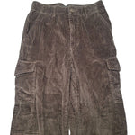 BDG Urban Outfitters Corduroy Pants Brown Cargo Pockets Womens 6 UK 10 Buckle