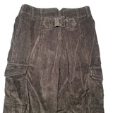 BDG Urban Outfitters Corduroy Pants Brown Cargo Pockets Womens 6 UK 10 Buckle