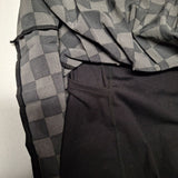 Joy Lab Skort Pleated Lightweight Stretch Womens Medium Pocket Black Gothic Prep