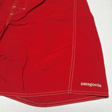 Patagonia Board Shorts Common Threads Red Drawstring Pockets Mens 34 Swim Trunks