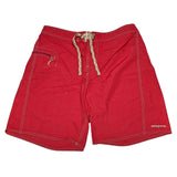 Patagonia Board Shorts Common Threads Red Drawstring Pockets Mens 34 Swim Trunks