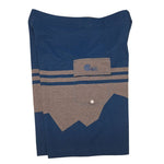 Colorado Bred Board Shorts Swim Trunks Mens 34 Blue Pocket Drawstring Summer