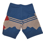 Colorado Bred Board Shorts Swim Trunks Mens 34 Blue Pocket Drawstring Summer