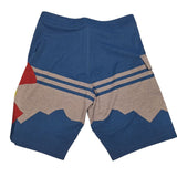 Colorado Bred Board Shorts Swim Trunks Mens 34 Blue Pocket Drawstring Summer