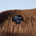 Flair Skirt Faux Suade Cowgirl Native Country Ruffle Asymmetrical Womens Small