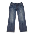 Levis Perfect Waist Straight Leg 525 Blue Jeans Womens 10 M Short Denim Elastic