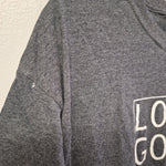 Love God Love People Tee Shirt Adult Large Gray Cotton Religious Peace Spiritual