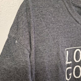 Love God Love People Tee Shirt Adult Large Gray Cotton Religious Peace Spiritual