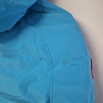 Ganada Goose Chilliwack Down Jacket Topaz Blue Iceberg Bomber Parka Womens XS