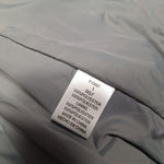Papermoon Vest Removable Hood Faux Fur Winter Fall Blue Womens Large Zip Snap