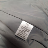 Papermoon Vest Removable Hood Faux Fur Winter Fall Blue Womens Large Zip Snap