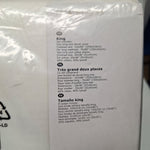 Ikea Praktviva King Duvet Sham Set White Simple Clean Modern Cozy