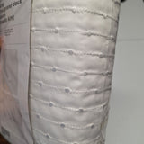 Ikea Praktviva King Duvet Sham Set White Simple Clean Modern Cozy