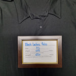 Animal Den Polo Shirt Womens Ladies XL Black Collared Professional Golf Top