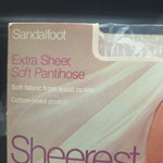 JCPenney Sheerest Support Pantihose Port Wine 19 Sandalfoot Average Nylon