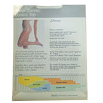 JCPenney Sheer Caress Pantihose Taupe 41 Sandalfoot Average Nylon C121 0483