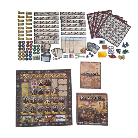 Kingsburg Second Edition Board Game Queen Roleplay Scenario Expansion Pieces