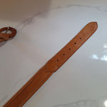 Leather Embroidered Belt Guatemala Size 34 Colorful Small Bright Rainbow