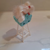 1998 Mattel Kelly Barbie High Chair McDonalds Moves Happy Meal Hair Burger Toy