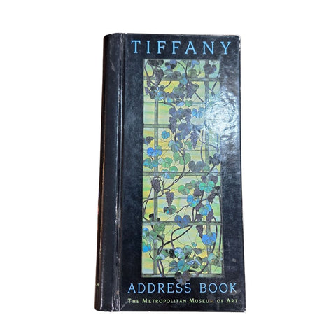 Tiffany Address Book by Metropolitan Museum of Art Vintage Blank Grapevine 1991