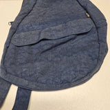 AmeriBag Healthy Back Saver Sling Pouch Blue Zip Pockets Strap Trip Vacation