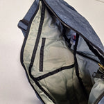 AmeriBag Healthy Back Saver Sling Pouch Blue Zip Pockets Strap Trip Vacation