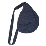 AmeriBag Healthy Back Saver Sling Pouch Blue Zip Pockets Strap Trip Vacation